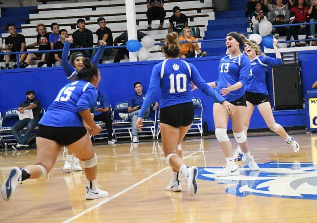 Photo - The Coyotes battled tough against the Stallions and were the ones left standing in the end. The Stallions couldn’t match the hitting from the Coyotes in a three-set loss Thursday.
