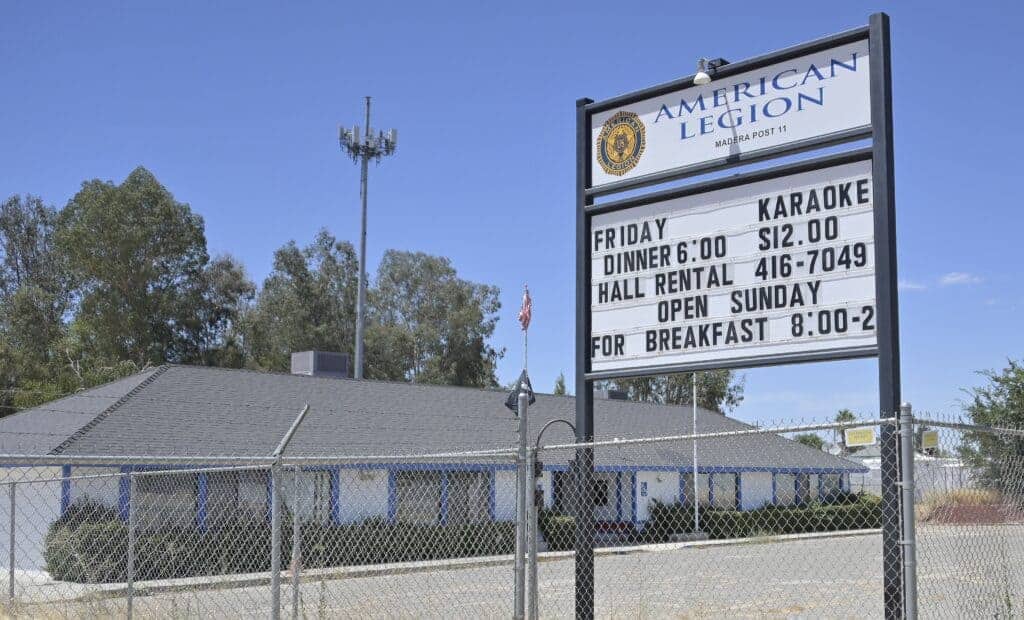 Photo - The American Legion Post 11 shut its doors at its facility on Road 26 on Tuesday.