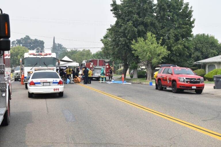 Hazmat units respond to dangerous gas mixture, family evacuated from home