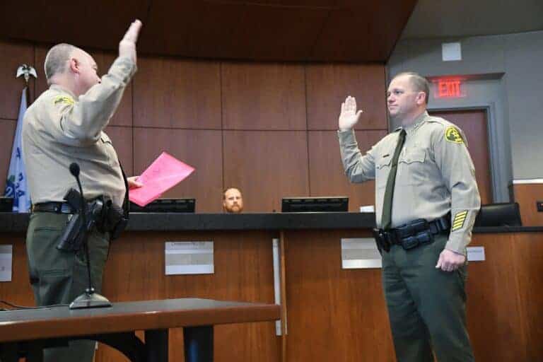 Pogue sworn in as sheriff