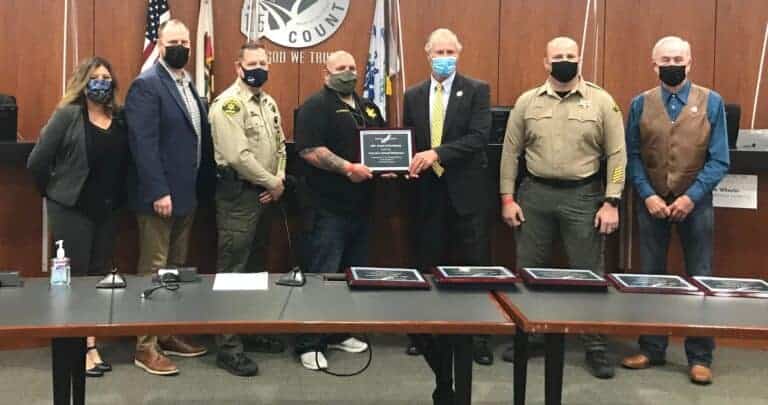 Board honors county workers