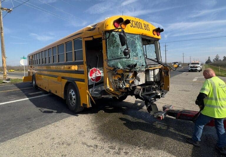 Major Injury crash involving MUSD bus