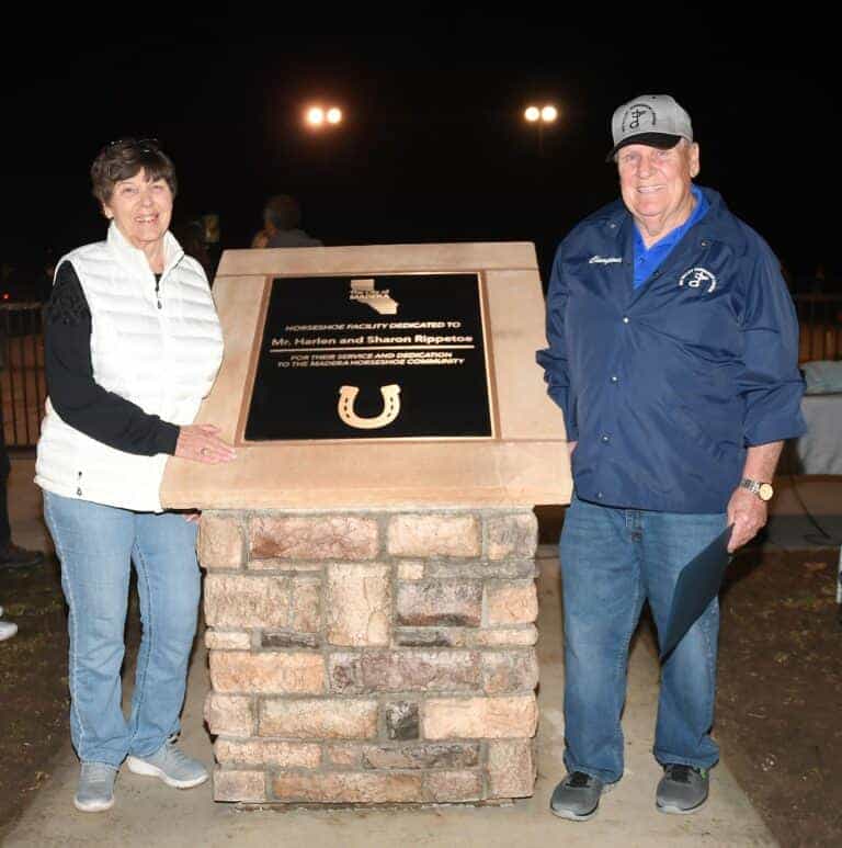 City honors horseshoe leader
