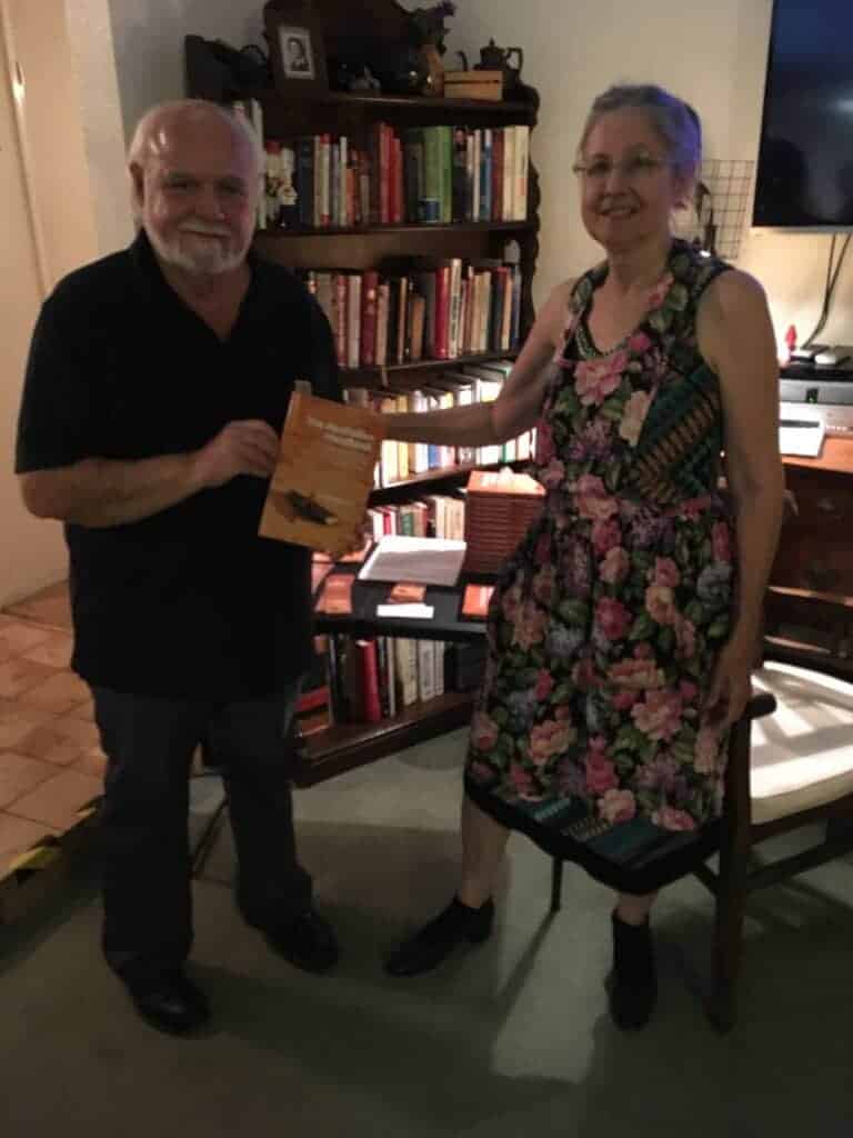 Photo - Greg and Rosalie Robinson, at a recent book-signing party in their Madera Ranchos home.