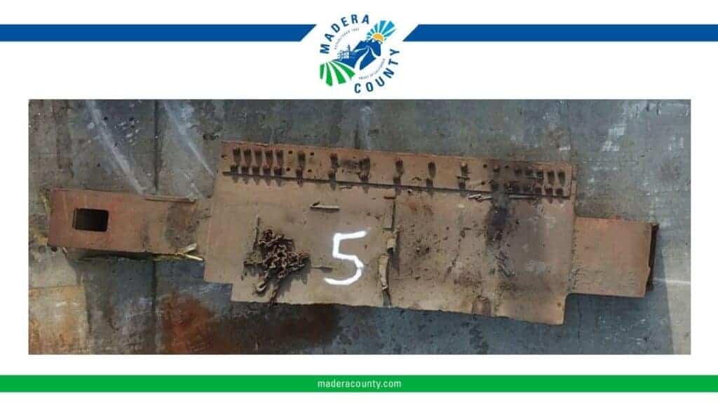 Photo - Madera County announced the receipt of a 14-foot steel beam salvaged from the Twin Tower attacks on Sept. 11, 2001.