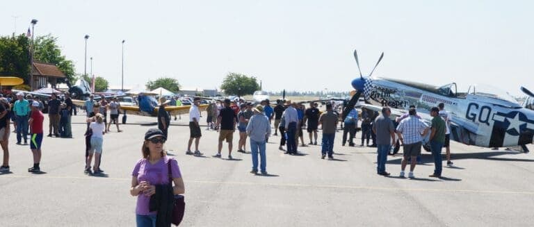 Hundreds flock to airshow