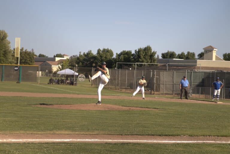 Liberty baseball cruises to season finale win