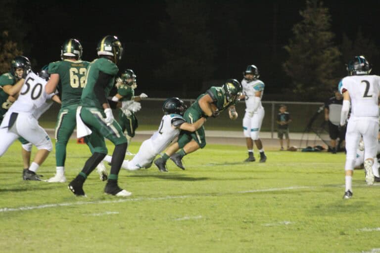 Hawks fall in home opener to Div. V champs