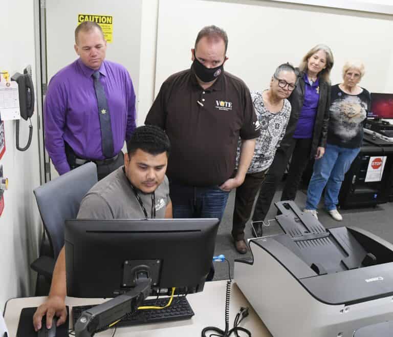 Election system tested by registrar