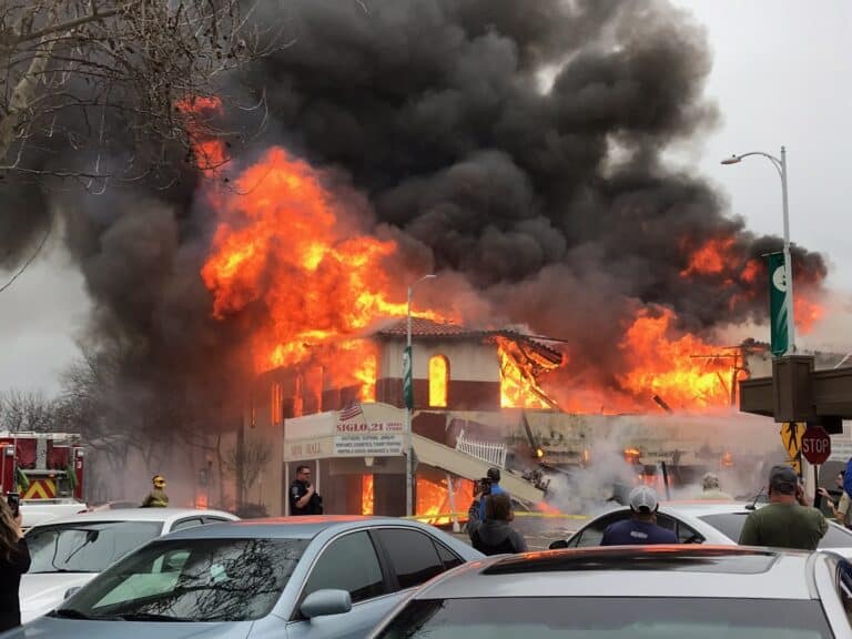 Historic Yosemite Hotel building destroyed by fire