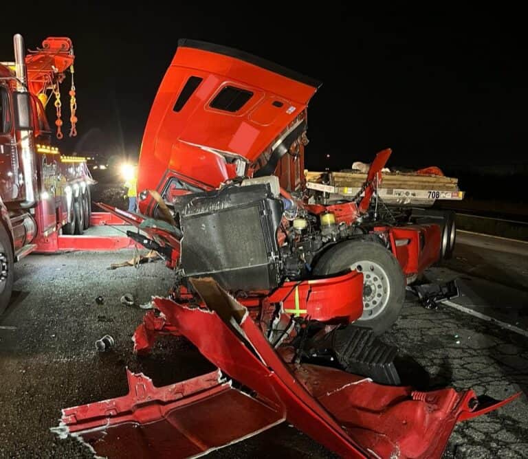 Big rig accident Friday morning