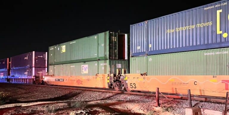 Man struck by train