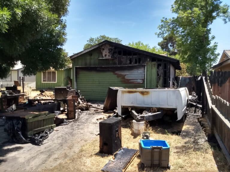 Illegal fireworks destroy home