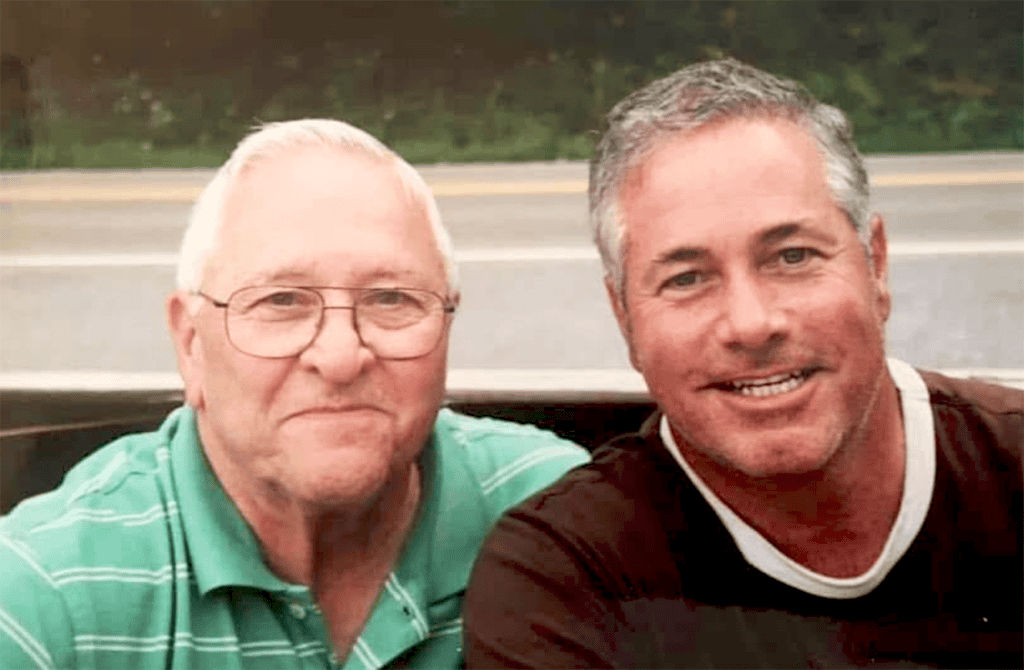 Photo of Guest columnist Frank Coate is pictured here, right with his father, John Coate.