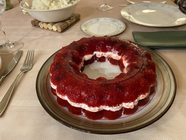 Festive gelatin salads