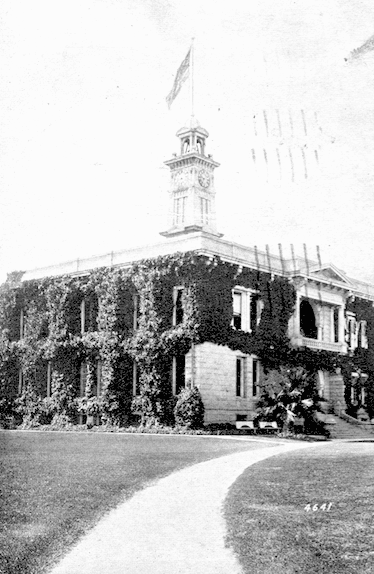 Photo - In time the Madera County Courthouse took on this ivy league look.
