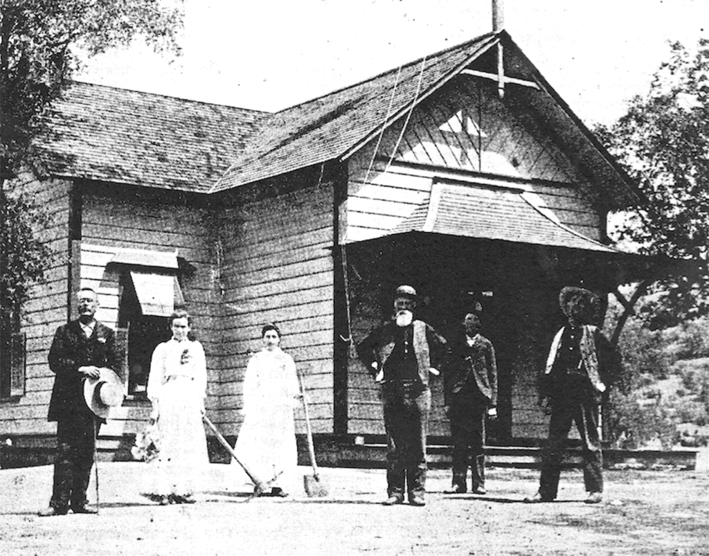 Photo - In 1895, Victor Adams met his end on the old hanging tree near the Spring Valley School. A lynch mob caught him here and strung him up. They left him hanging for two days as a lesson for all to see, including the students.