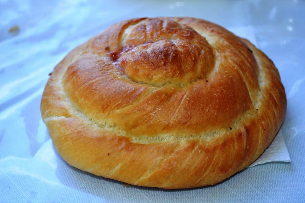 Photo of Portuguese sweet bread is tender, light and irresistible.