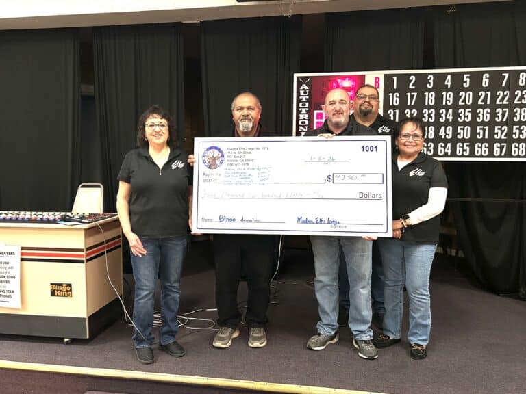 Elks Lodge donates to charities
