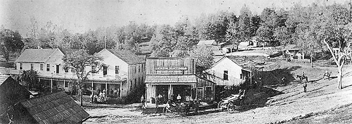 Photo - Grub Gulch, circa 1900.