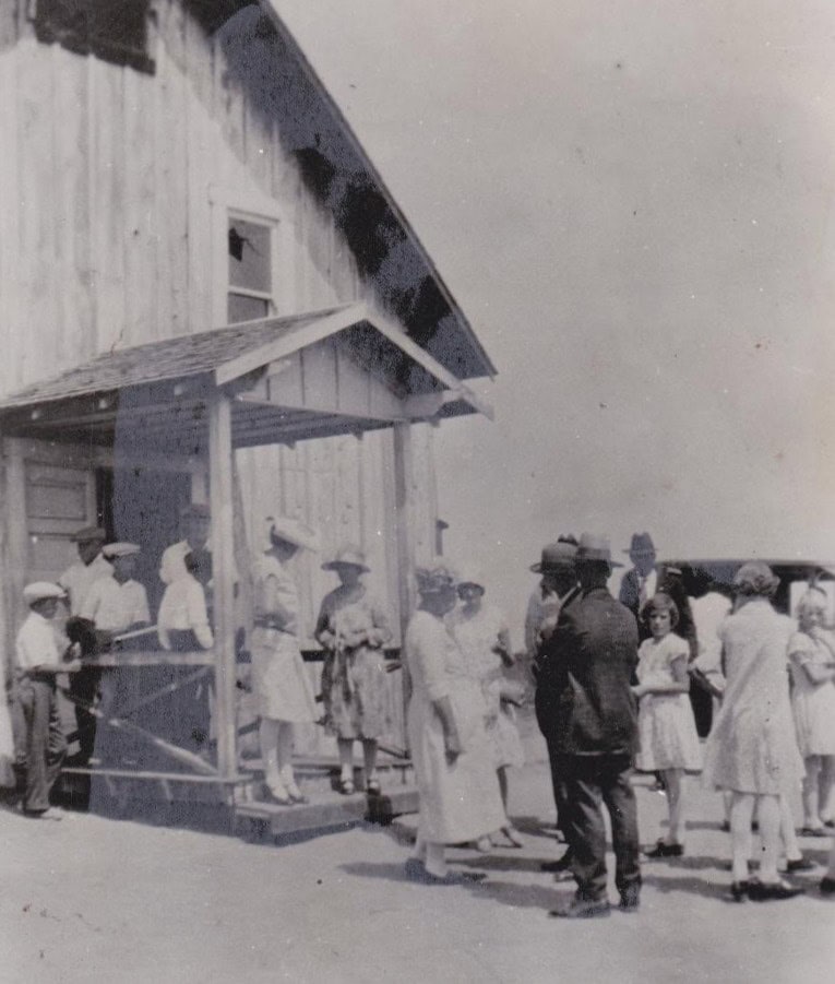 Photo - Borden’s Cumberland Presbyterian Church, shown here circa 1900, stood right beside Rev. W.B. McElwee in his protestations against Madera’s Grand Fiesta of 1901. It issued a denunciation of its own.