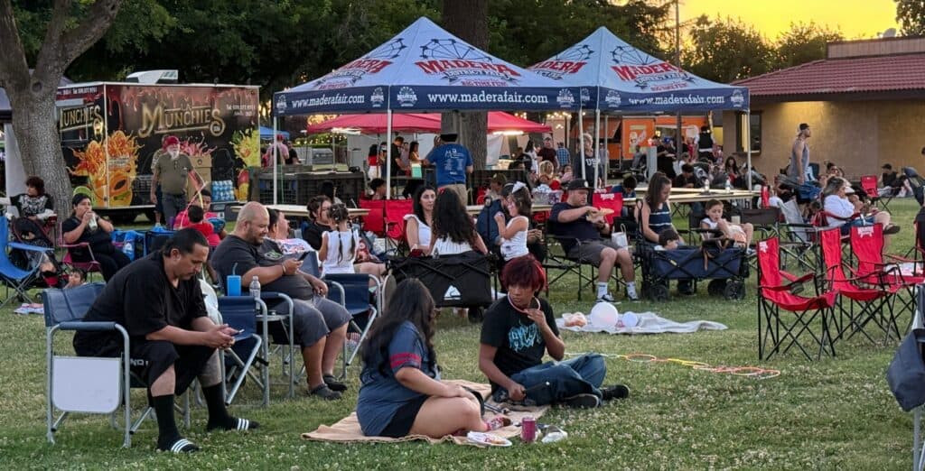 Photo - Attendees from the 2025 Fireworks Spectacular await the showcase event at the Madera Fairgrounds, at 1850 Cleveland Avenue. This year’s event will begin at 5 p.m.