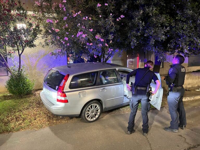 Car into tree leads to DUI