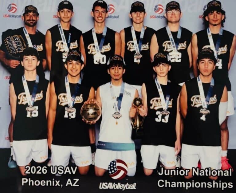 Triumph Volleyball Academy claims podium finishes