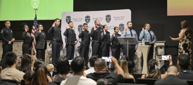 Madera Police hosts swearing-in ceremony