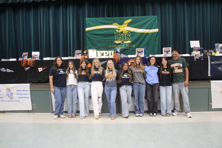 Liberty stunt sends seven to Fresno Pacific University