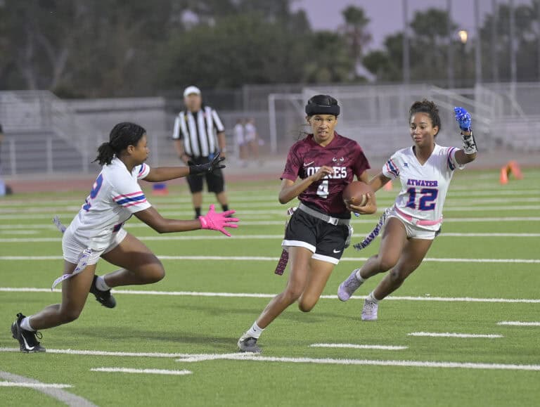 Torres flag football falls late to Atwater Falcons