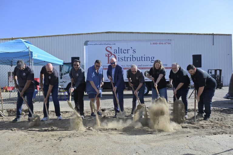 Salter’s breaks ground for warehouse
