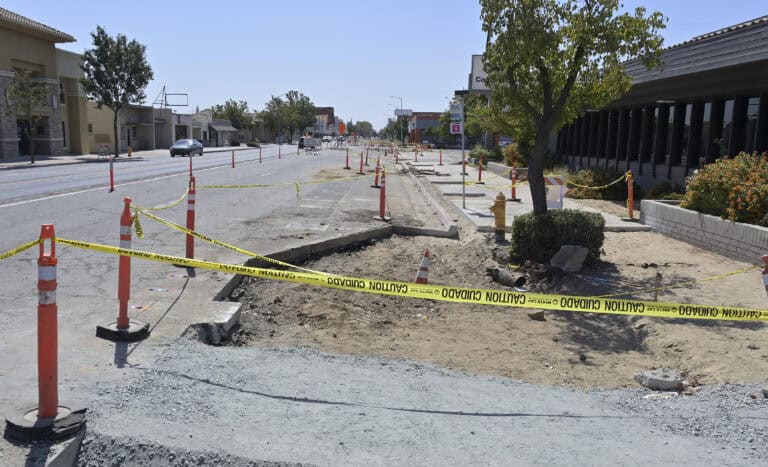 Progress made in downtown construction