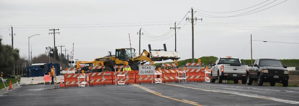 Urgent sewer pipe repair work on Main Street causing road closure. Maintenance crews address major i.