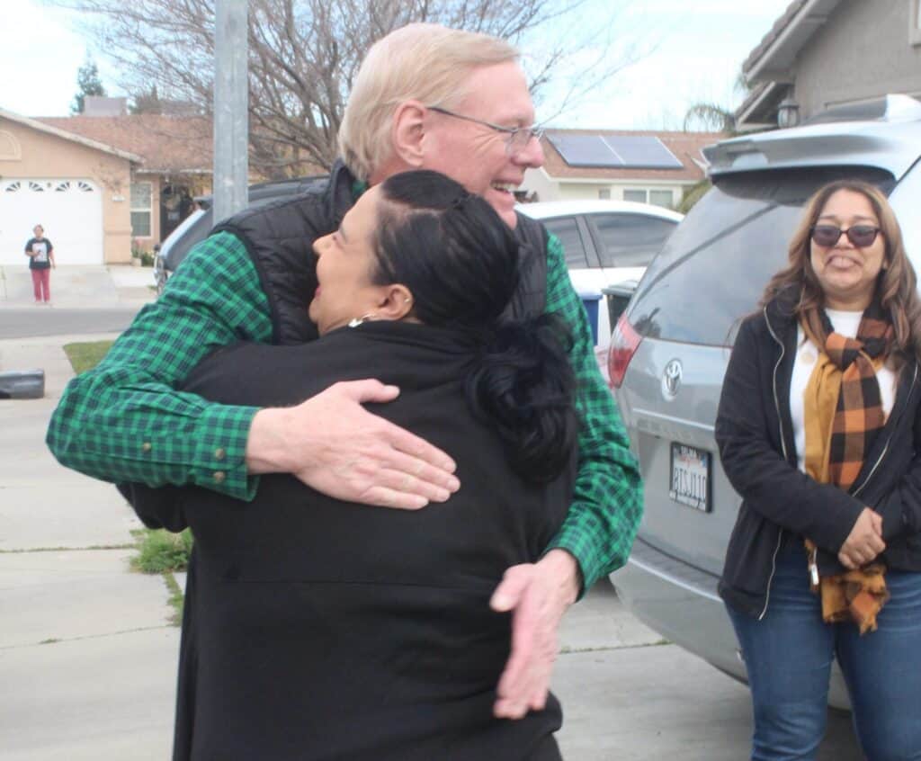 Madera family receiving help and support in the community.