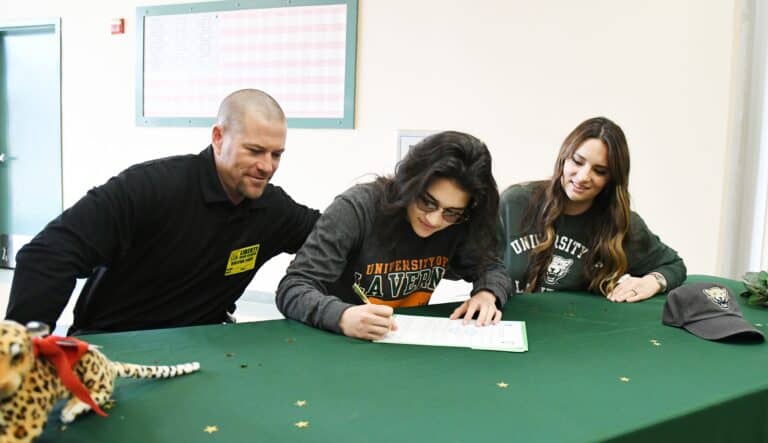 Berry dribbles to University of La Verne