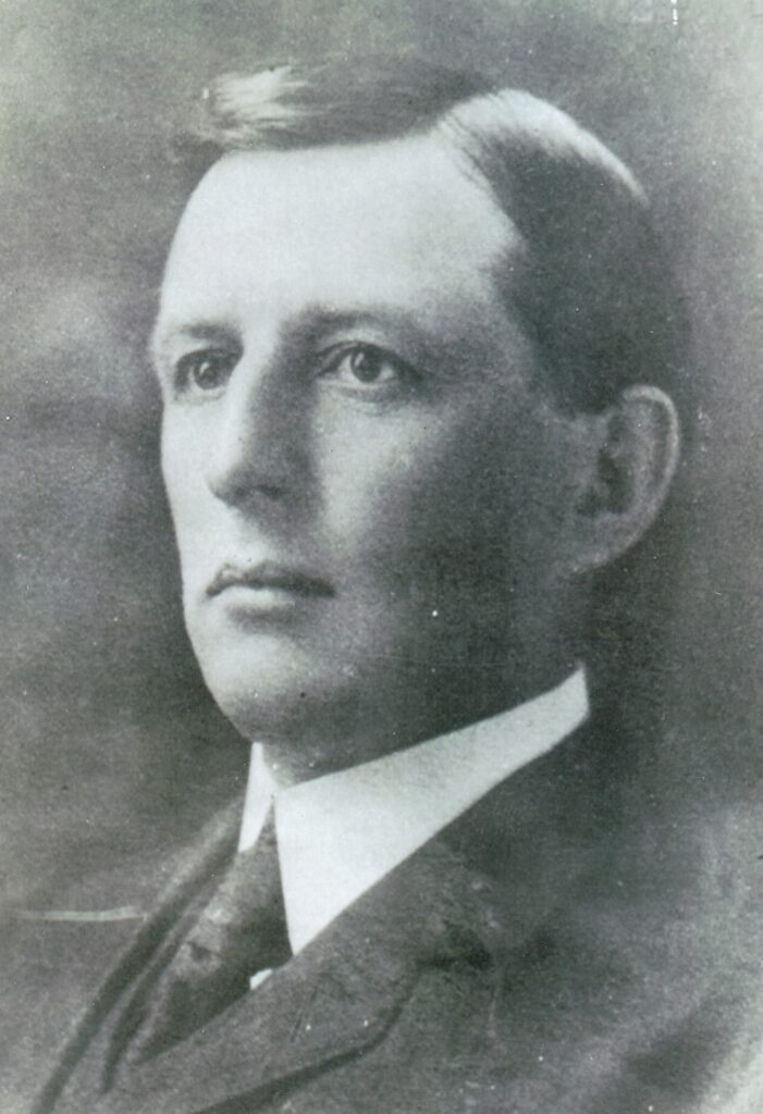 Black and white portrait of Sheriff Jones from the early 1900s.