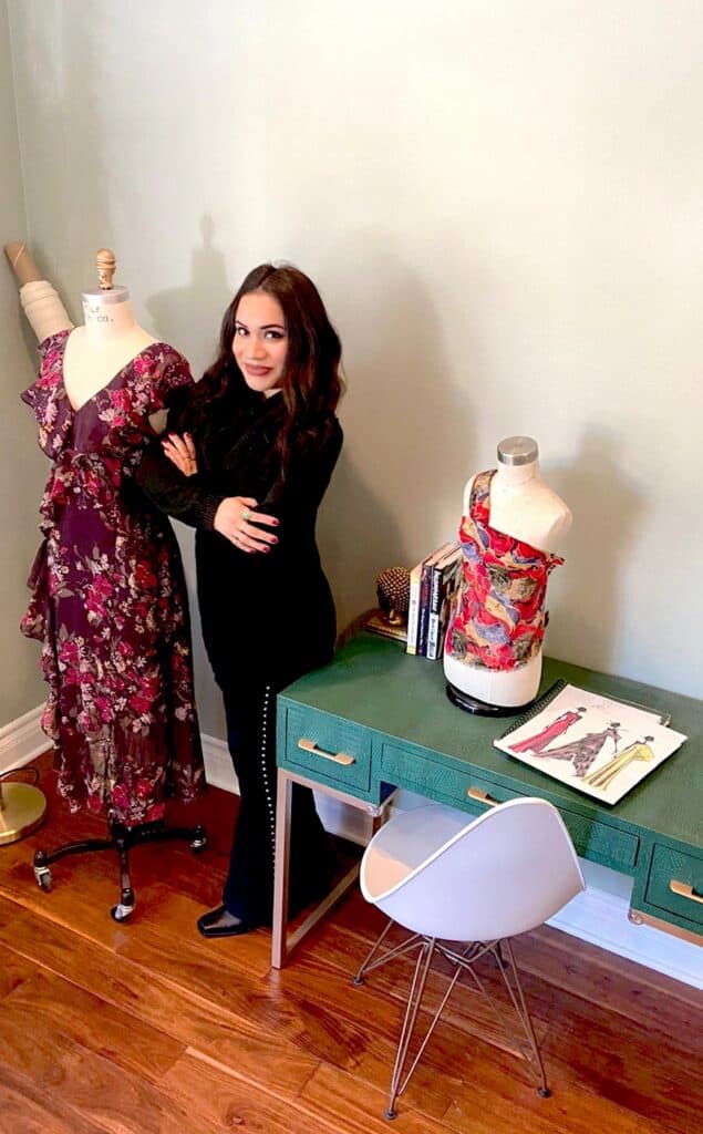 Elegant Madera graduate with fashion design mannequins.