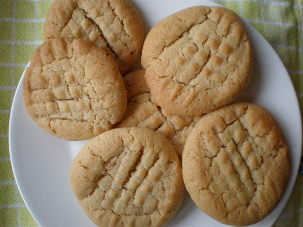 Delicious homemade peanut butter cookies celebrating National Peanut Butter Day.