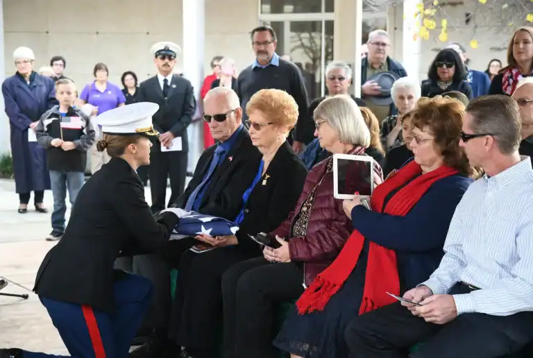 Honorary service held for veteran