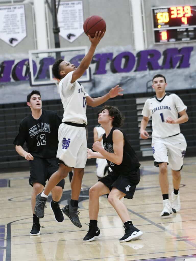 Coach ejected in basketball loss to Bullard