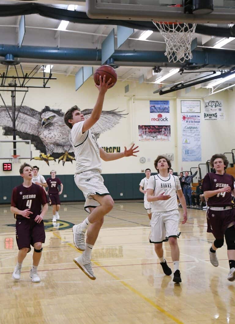 Briana powers Horned Toads over Hawks
