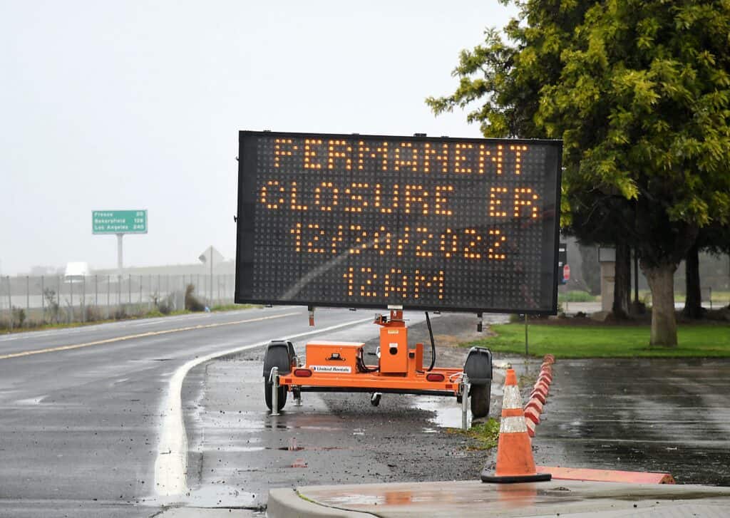 Permanent closure EA 10/30/2022 12:00 PM.