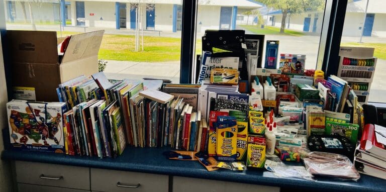 Pershing helps Planada victims