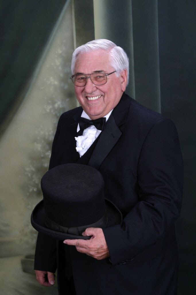 BIl Coate and his favorite top hat